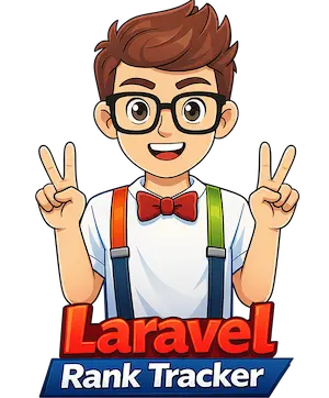Desarrollador triunfante usando Laravel Rank Tracker